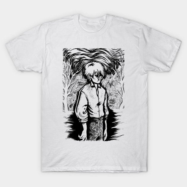 Sad Man T-Shirt by HERU CAMPING